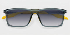 Active Blue Yellow Frame Glasses with Rectangle Frame Online | ZEELOOL