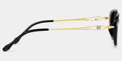 Blaire Black Frame Glasses with Oval Frame Online | ZEELOOL