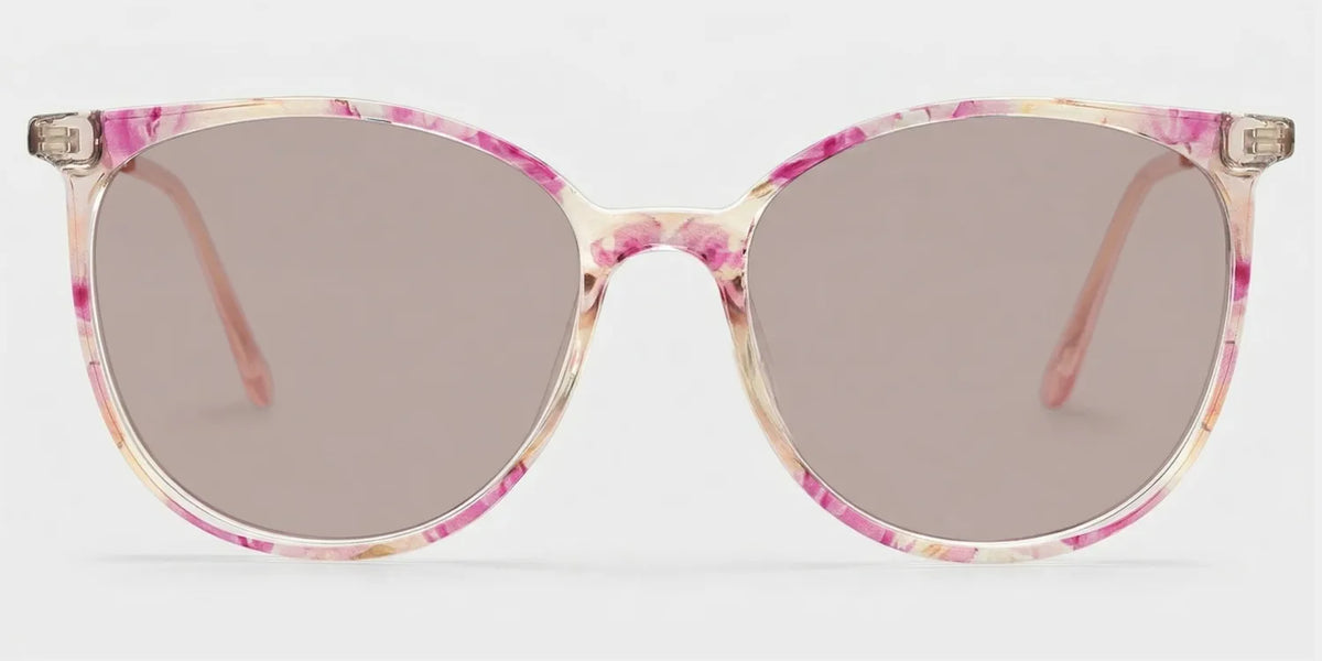 Chanty Petal Pink Round Mixed Glasses for Women | ZEELOOL