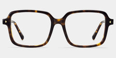 Talia Tortoise Frame Glasses with Square Frame Online | ZEELOOL