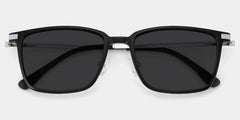 Black Ivonne Rectangle Frame Eyeglasses | Zeelool