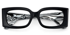 Orduno Black Rectangle Shape Eyeglasses | Zeelool