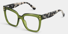 Minguela green square frame glasses Online | ZEELOOL
