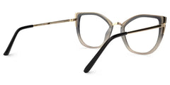 Tabrieah Cateye Gray-Black Glasses | Zeelool Glasses