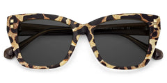 Tessia Leopard Square Glasses Women's Glasses | Zeelool