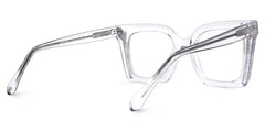 Khadra Square Clear Glasses | Zeelool Glasses