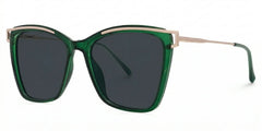 Krystle Square Green Thin Frames Glasses | ZEELOOL