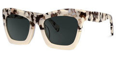 Benitez Square Two-Tone Frame and Prescription Sunglasses