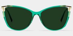 Cateye Yomary Green Eyeglasses and Glasses Frames Deals