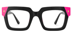 Trendy Rectangular Glasses Frames For Women - Sarah Black Glasses
