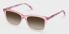 Layla Floral Pink Square Acetate Glasses for Women | ZEELOOL