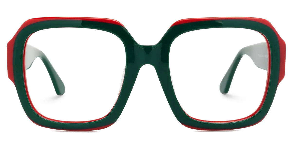 Square Katty Green Glasses on sale -Zeelool Glasses