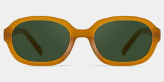 Astra Brown Frame Polarized Sunglasses with geometric Style Online | ZEELOOL