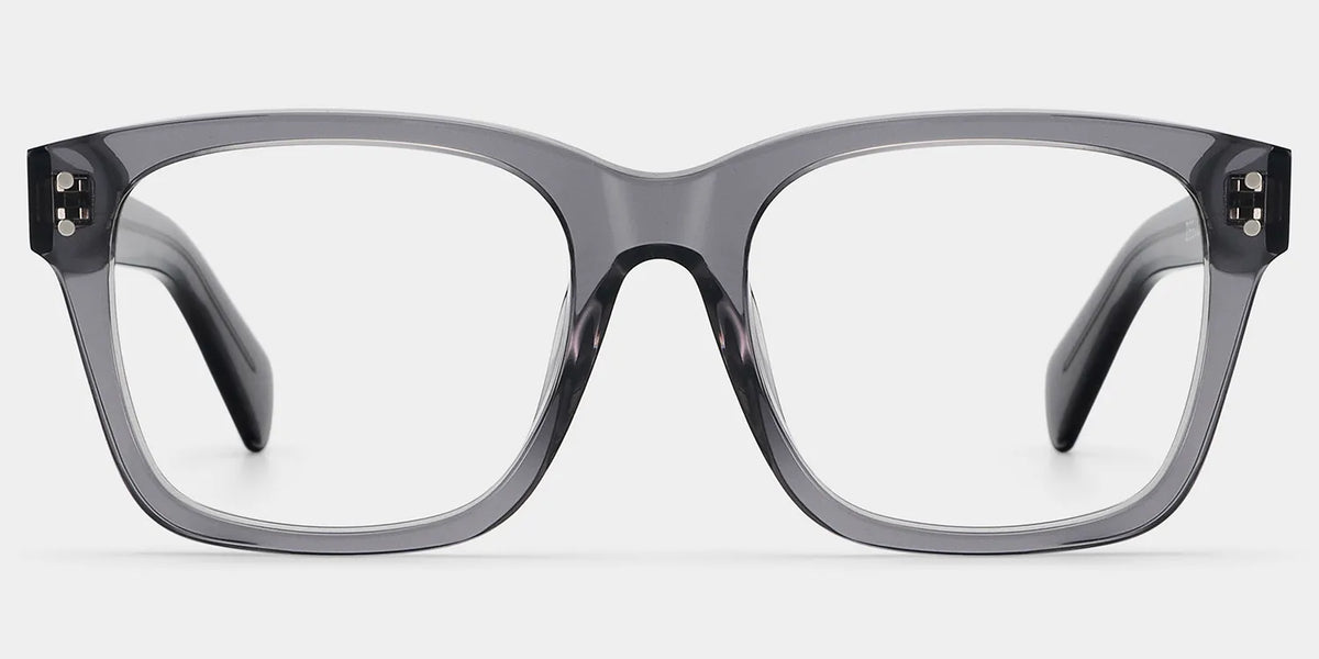 Fussell Square Gray Full-Frame Glasses | Zeelool