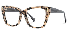 Tessia Tortoise Square Glasses Women's Glasses | Zeelool