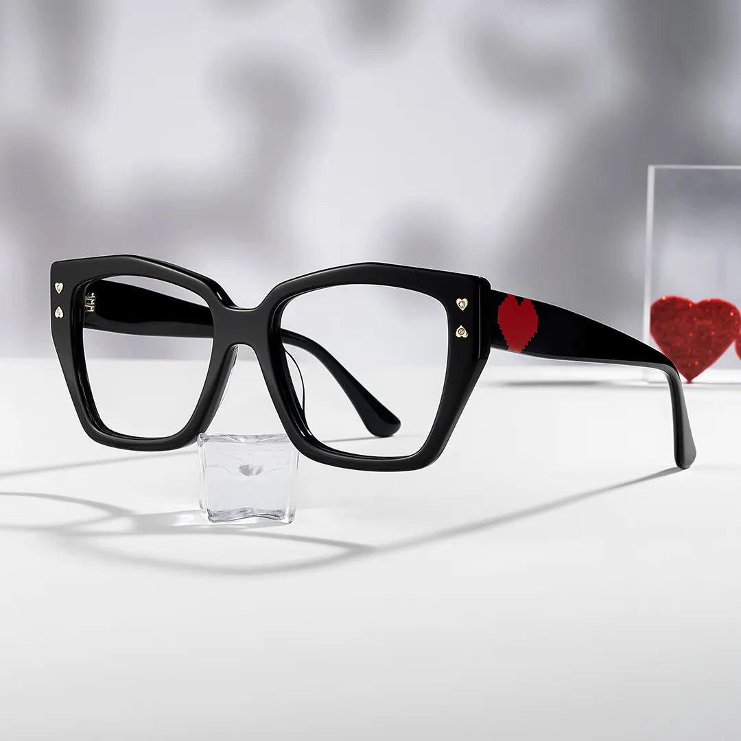 Jemia Butterfly Black Frame Eyeglasses for Women | Zeelool