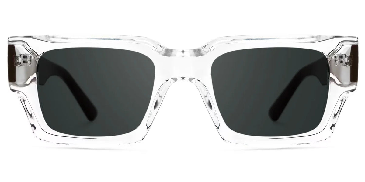 Clear TR90 Rectangle Sunglasses- Garza