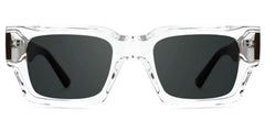 Clear TR90 Rectangle Sunglasses- Garza