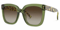 Women's Green Glasses With Square Shape