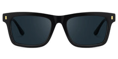 Men's Black Eyeglasses With Rectangle Shape