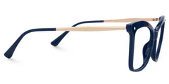 Isaebella Butterfly Blue Frame Glasses | Zeelool Optical
