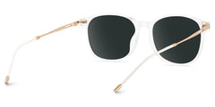 Clear Greene Square Sunglasses