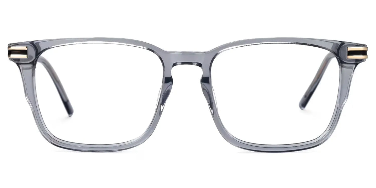 Square Kornelia Gray Glasses on sale -Zeelool Glasses