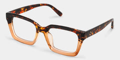 Grover Rectangle Tortoise Eyeglasses and Glasses Frames