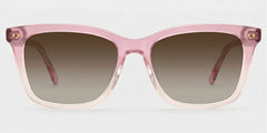 Layla Floral Pink Square Acetate Glasses for Women | ZEELOOL