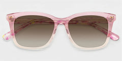 Layla Floral Pink Square Acetate Glasses for Women | ZEELOOL