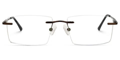 Cetina Rectangle Gold Glasses