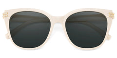 Catalina Beige Square Polarized Sunglasses Online | Zeelool