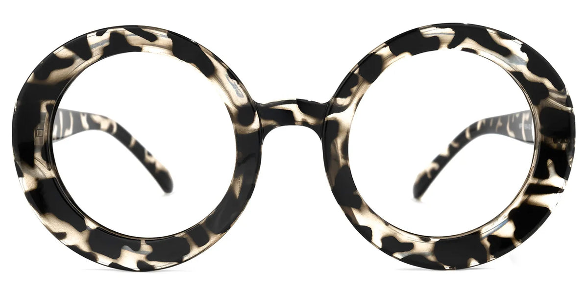 Franca Round Dark-Tortoise Glasses | Zeelool Glasses