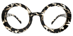 Franca Round Dark-Tortoise Glasses | Zeelool Glasses