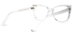 Farris Clear Classy Cat eye Frame Glasses | Zeelool