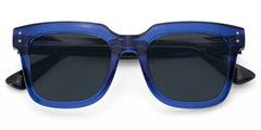 Square Spectacles For Men In Blue Color