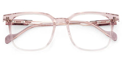 Chloe Pink Square Prescription Glasses | Zeelool