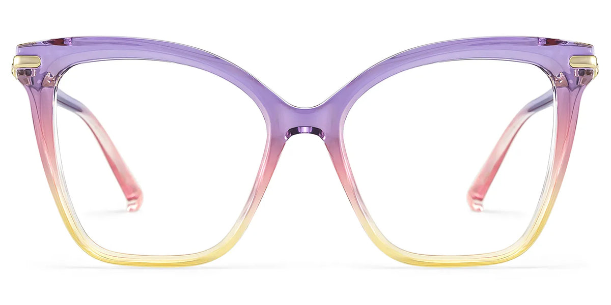 Lamar Multicolor Frame Glasses with Butterfly Frame Online | ZEELOOL