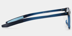 Alexis Rectangle Dark Blue Glasses