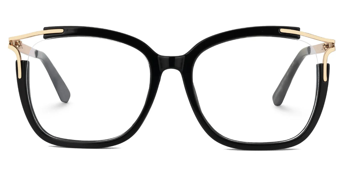 Spring hinges Sidibe Eyeglasses, Sidibe Black Glasses -Zeelool