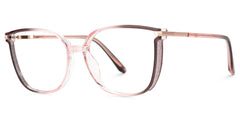 Rodz Pink-Tan Eyeglasses with Affordable Designer Frame