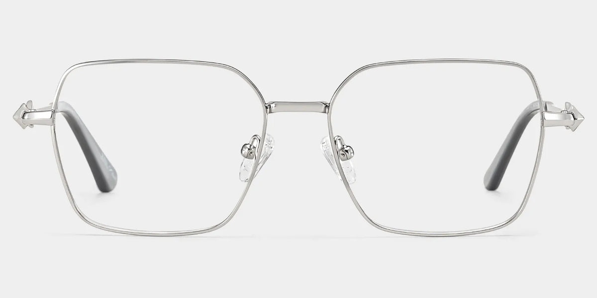 Kayla metal geometric glasses Frame Glasses Online | ZEELOOL