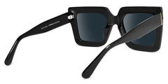 Brandon Square Black Sunglasses & Wide Frames