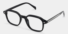Josh Black Frame Glasses with Rectangle Frame Online | ZEELOOL
