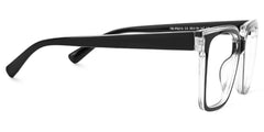 Square Renea Black Glasses deals -Zeelool Glasses