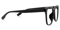 Oglesby Square Blue Light Blocking Glasses Black Frame | Zeelool