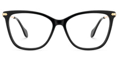 Butterfly-Shaped Spectacles With Shiny Diamond On The Temples