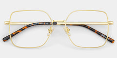 Abigail Tortoise Shell Glasses with Gold Arms for Women in Daily | ZEELOOL