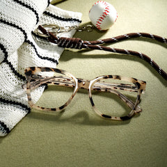 Sage Tortoise Frame Glasses with Rectangle Frame Online | ZEELOOL