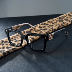 Caius Black Frame Glasses with Square Frame Online | ZEELOOL